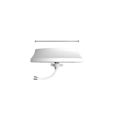 2000-6000MHz băng thông rộng Omni Directional Ceiling Antenna Dual Band