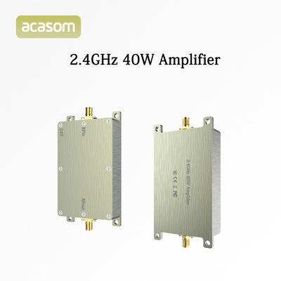 Bộ khuếch đại FPV vỏ nhôm với 2.4G 40W 24V cho các chuyến bay tầm xa
