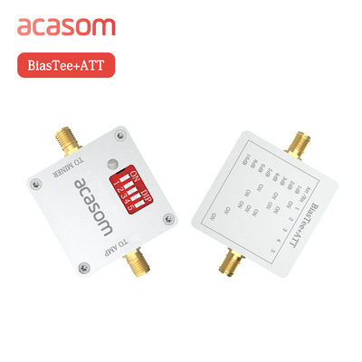 Máy giảm âm thanh RF kỹ thuật số điều chỉnh 0-4Ghz 1-16dB Tám Gain Bias Tees với nguồn điện