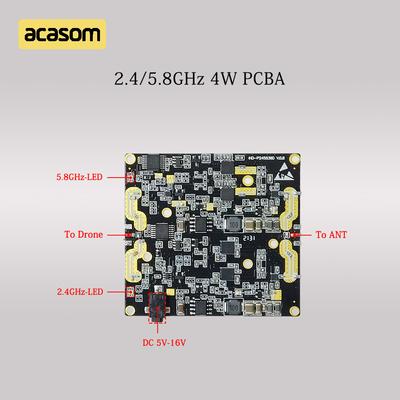 Phương tần kép 2.4GHz &amp; 5.8GHz Range Extender 4W Amplifier cho DJI Mavic Phantom Avata FPV