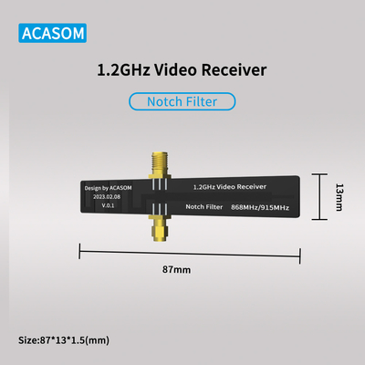 Tối ưu hóa bộ lọc VRX Notch 1.2GHz của bạn cho 868/915MHz trong máy thu 1,2-1,3GHz