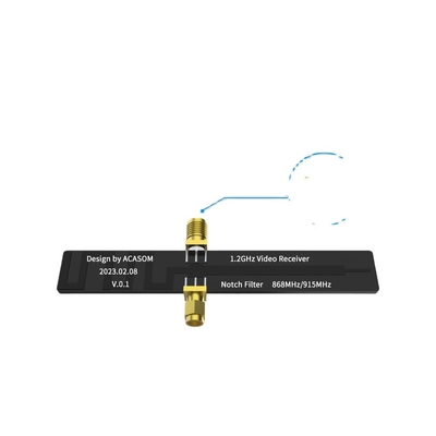 Acasom 1200-1300MHz Notch Filter cho máy thu băng thông 1080MHz