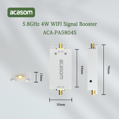 Màu trắng 4 Watt Wifi không dây 5.8 GHz tăng cường tín hiệu cho DJI Phantom