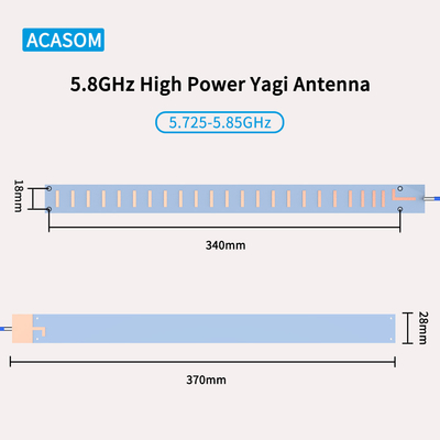 Hiệu suất cao 5850MHz FPV FPV hướng ăng-ten dễ dàng thiết lập