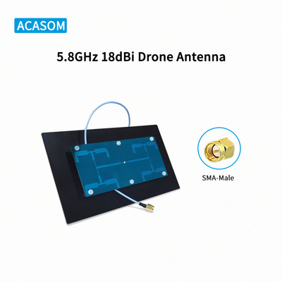 900MHz 915MHz 50W FPV High Gain Drone Antenna Với Bộ chip PCBA tùy chỉnh SMA Male
