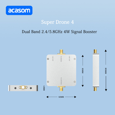 DJI 2 băng tần máy bay không người lái Wifi Extender 5-16V Điện lực 4W Output