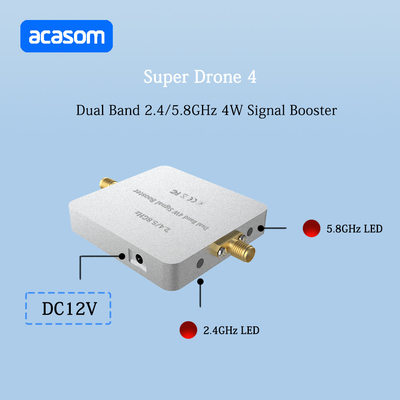 DJI 2 băng tần máy bay không người lái Wifi Extender 5-16V Điện lực 4W Output