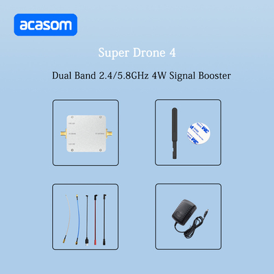 DJI 2 băng tần máy bay không người lái Wifi Extender 5-16V Điện lực 4W Output