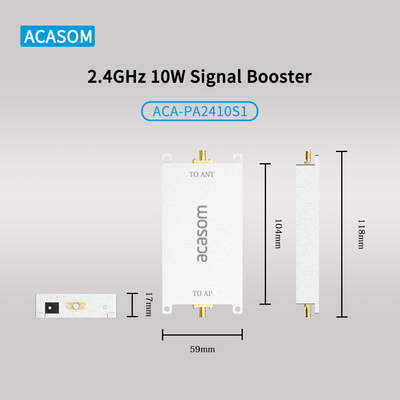 Máy tăng cường tín hiệu máy bay không người lái 2.4GHz 10w 20w 40w 100w Amplifier với chức năng gây nhiễu