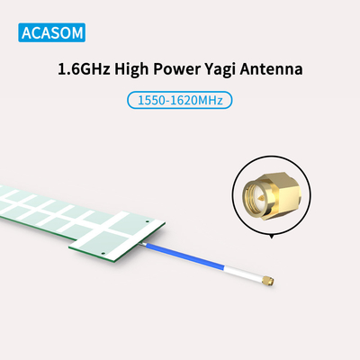 Trạm căn cứ ngoài trời RFSMA Nam FPV Yagi ăng-ten cho việc chặn máy bay không người lái 1.6GHz
