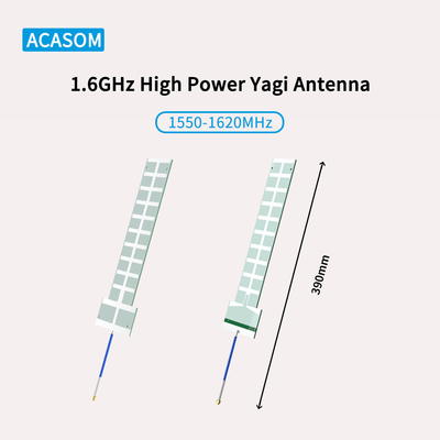 Trạm căn cứ ngoài trời RFSMA Nam FPV Yagi ăng-ten cho việc chặn máy bay không người lái 1.6GHz