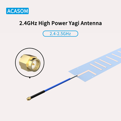 RFSMA Nam Yagi Drone Jammer ăng-ten 50 Ohm 13 DBi Lợi nhuận cao