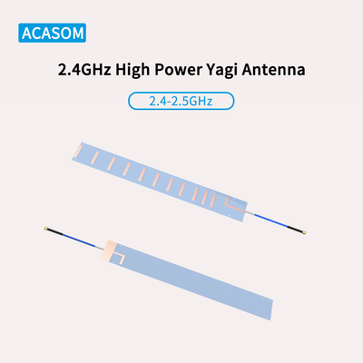 RFSMA Nam Yagi Drone Jammer ăng-ten 50 Ohm 13 DBi Lợi nhuận cao