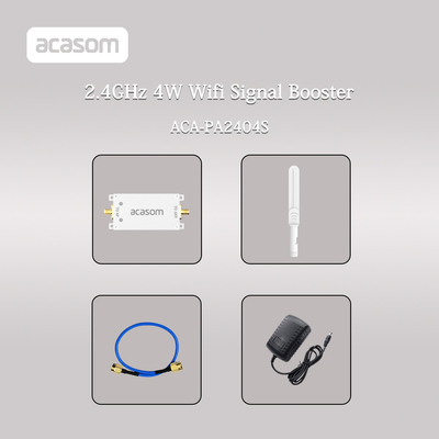 6-18V Voltage 2.4GHz Wifi Signal Booster cho máy bay không người lái 4W Power 2400-2500MHz