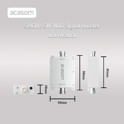 5w 5.8GHz Signal Booster Range Extender cho phạm vi tần số 5.725-5.85GHz