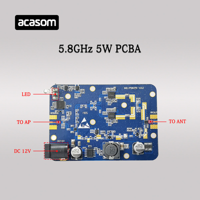 Các thành phần khuếch đại PCB 5W RF Signal Booster cho mô-đun không dây WiFi 5,8GHz