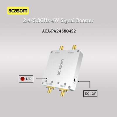 Cây tăng cường tín hiệu hai kênh 2,4 GHz 5,8 GHz Sức mạnh đầu ra tối đa P1dB 36dBm 4W