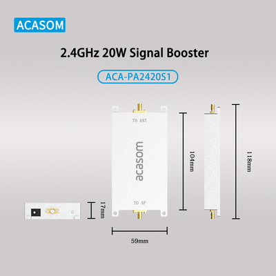 2.4GHz Drone Signal Amplifier 20W Range Extender Tăng cường truyền tải cao