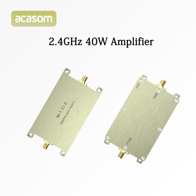 Bộ khuếch đại FPV vỏ nhôm với 2.4G 40W 24V cho các chuyến bay tầm xa