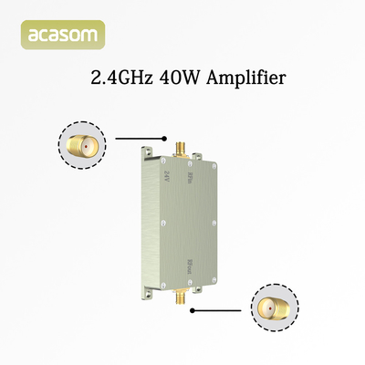 Bộ khuếch đại FPV vỏ nhôm với 2.4G 40W 24V cho các chuyến bay tầm xa