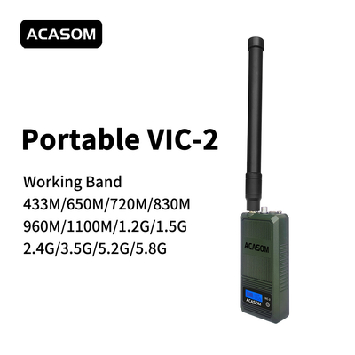 300MHz-400MHz 50W Drone Radio Frequency Jammer Ống chống nước di động