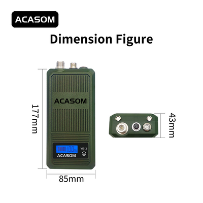 300MHz-400MHz 50W Drone Radio Frequency Jammer Ống chống nước di động