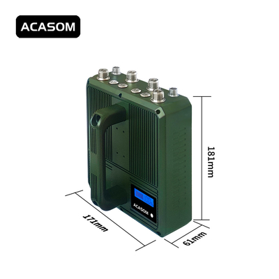 Bốn băng tần Drone RF Jammer Signal Blocker Jammer 200M 300M 400M 500M