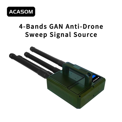 Bốn băng tần Drone RF Jammer Signal Blocker Jammer 200M 300M 400M 500M