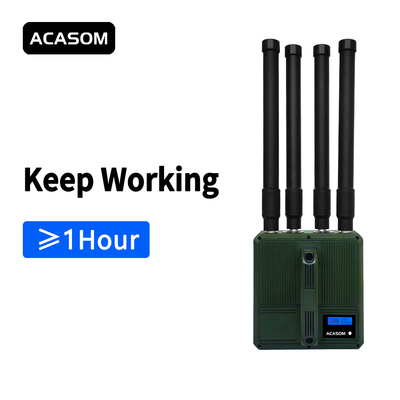 400M 500M 600M 700MHz 50W Thiết bị gây nhiễu di động cho máy bay không người lái