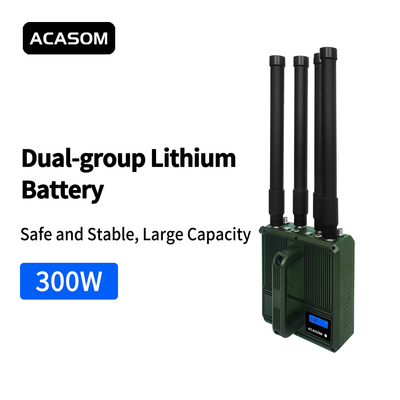 400M 500M 600M 700MHz 50W Thiết bị gây nhiễu di động cho máy bay không người lái